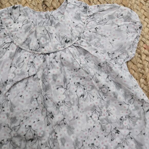 Threads Kids Floral Blouse 12-18months - Picture 3 of 5